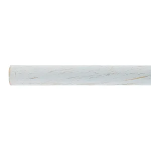 ASTA ALLUNGABILE 185-350CM IN FERRO BIANCO E ORO