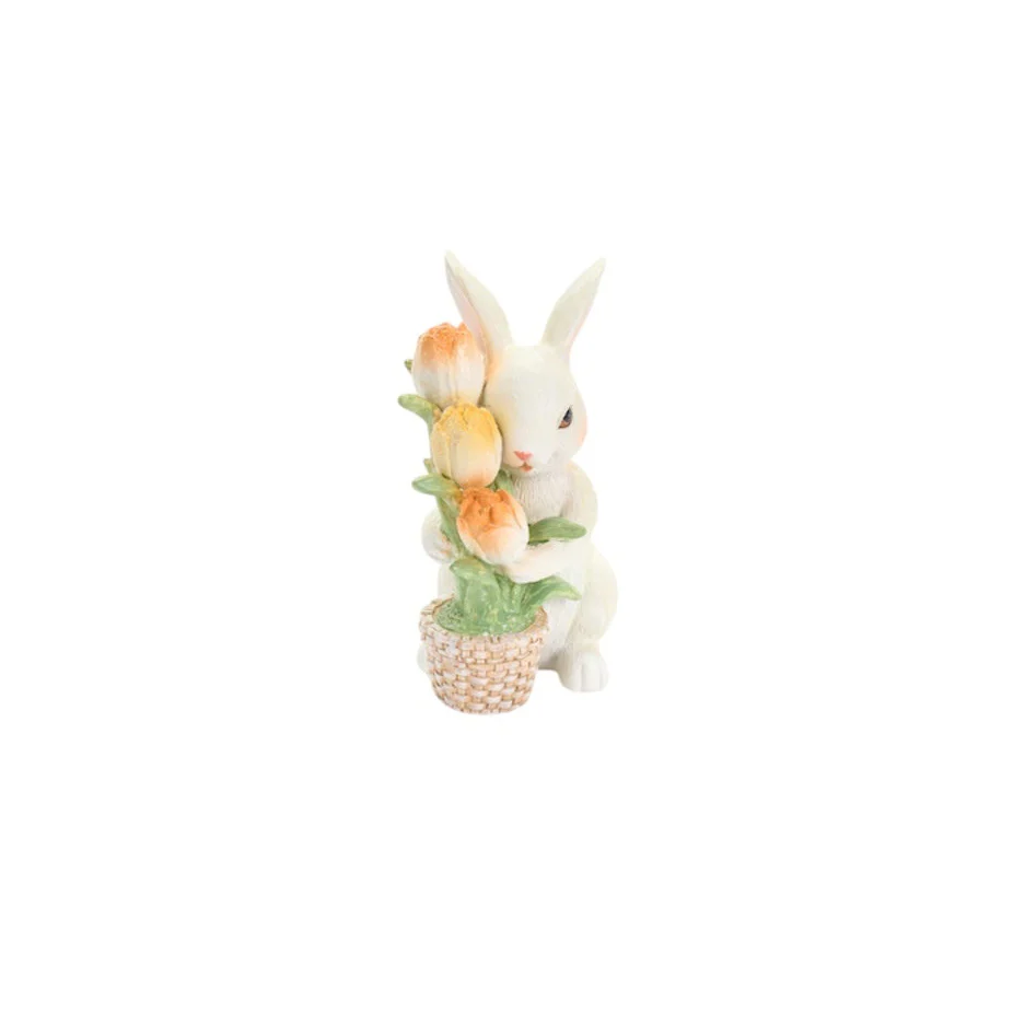 Conigli con tulipani “PePen” - immagine 3